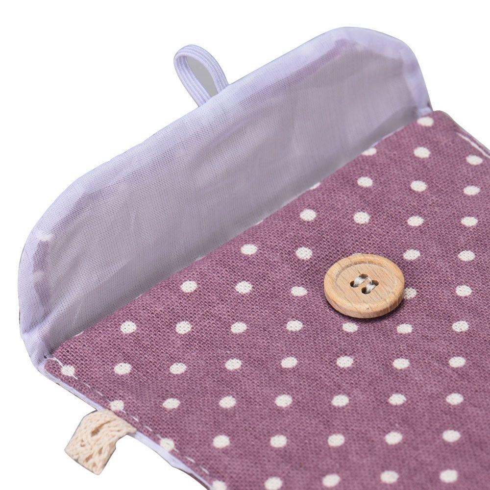Women Girl Travel Sanitary Napkin Bag Storage Pouch Polka Dot Organizers