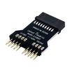 Двухпортовый USB 2.0 9-контактный адаптер-расширитель для 19-контактных разъемов материнской платы с эффективной подачей питания