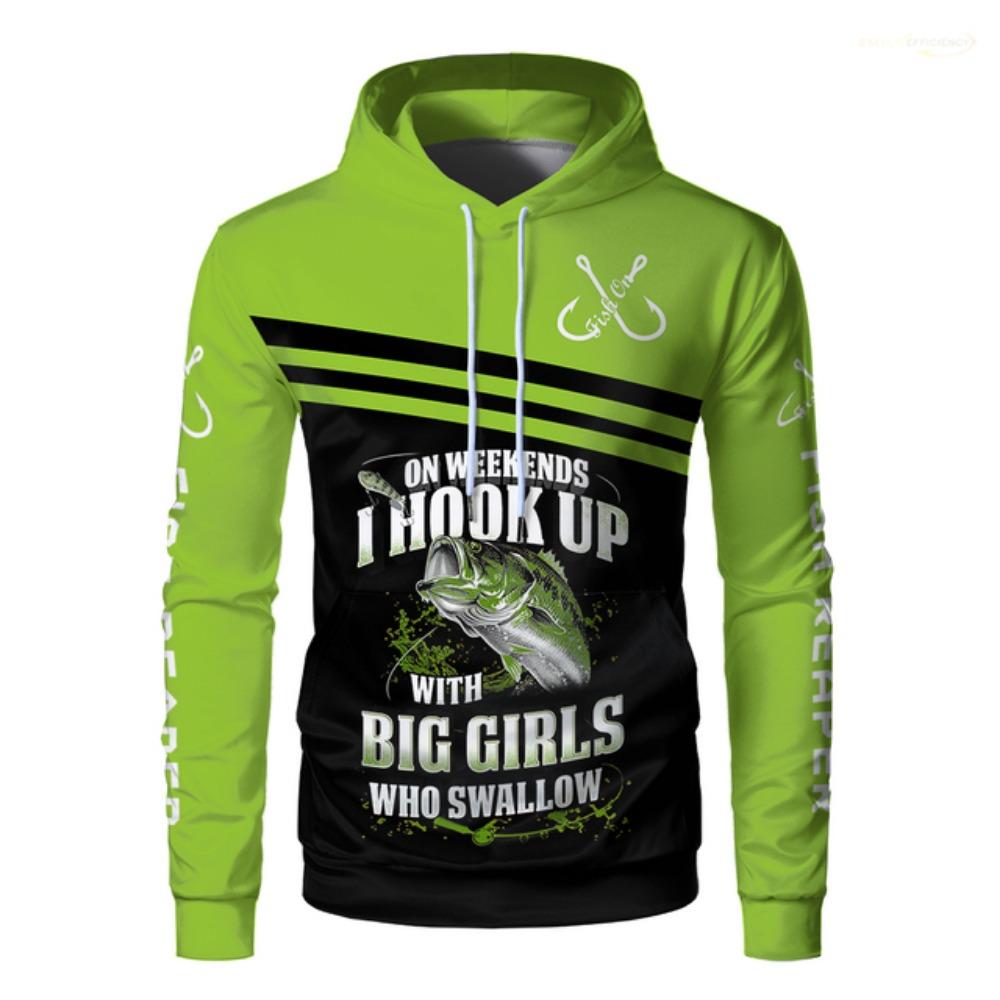 Рыбалка Смешное Животное Мужские Толстовки Басс Марлин 3D Принт Модные Пуловеры Толстовки Повседневные Оверсайз Рыба Харадзюку Женская Толстовка