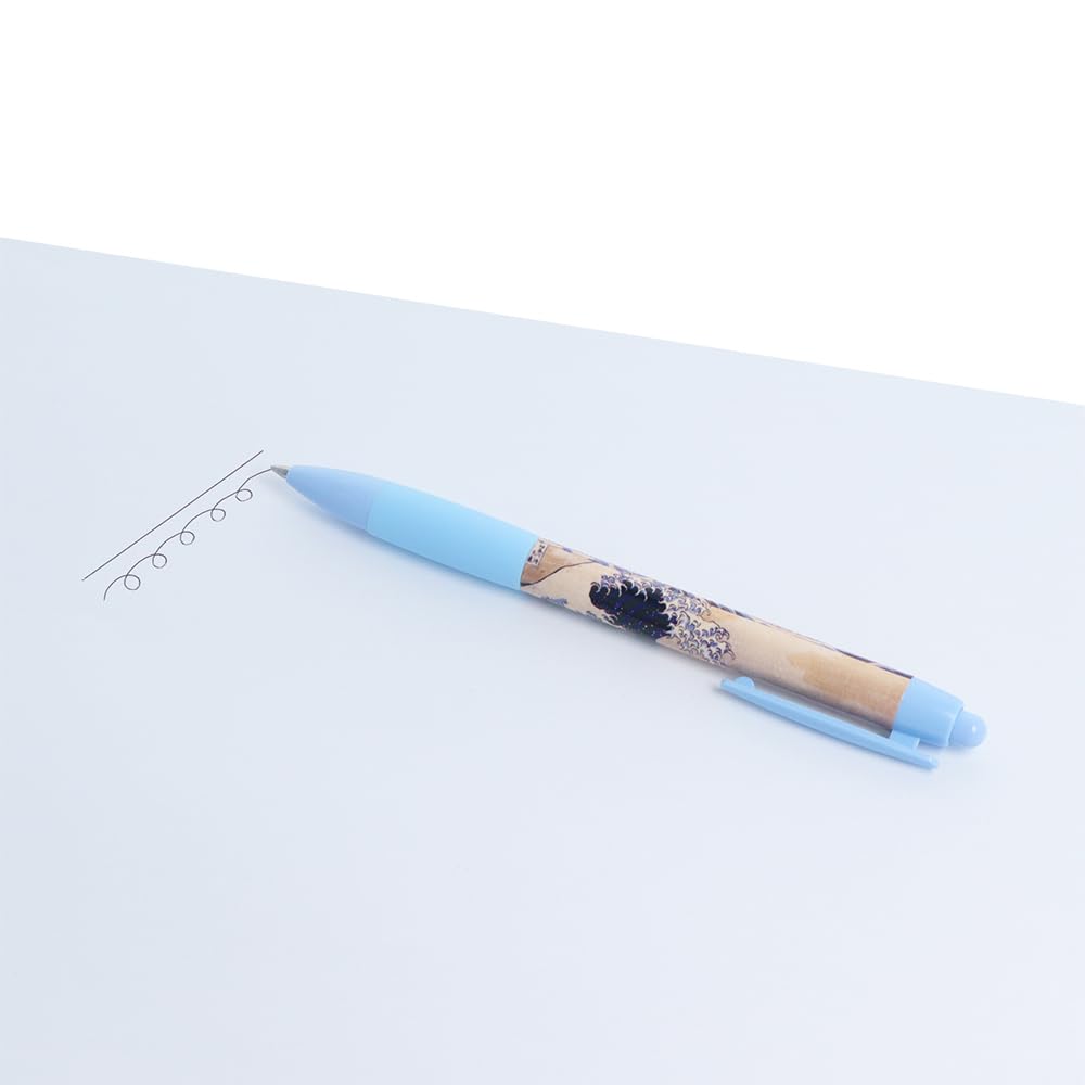Sun-Star Stationery Ballpoint Pen Landscape S4597486 Sun-Star Set Ukiyo-e Design Direct from Japan