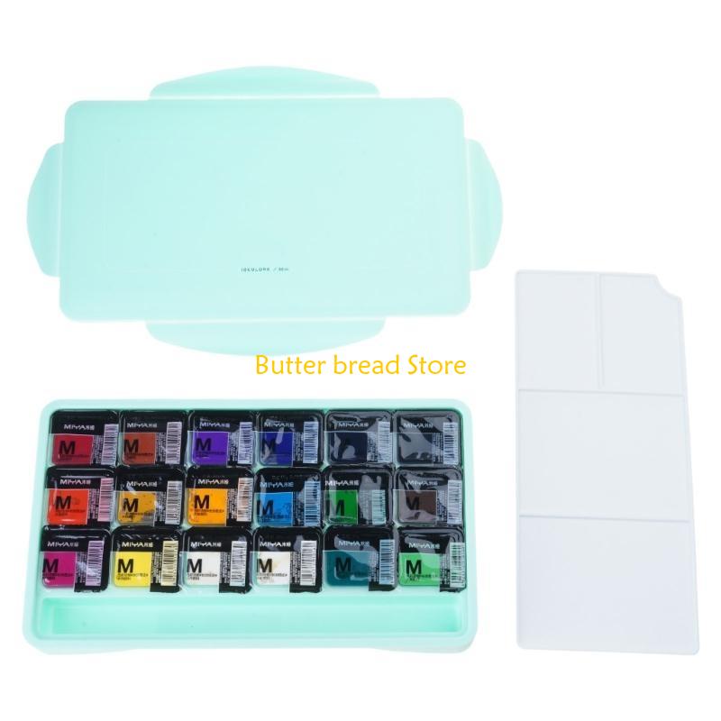 W89C 30 мл Набор красок по цветам Гуашь Акварельные краски для Художников Любителей