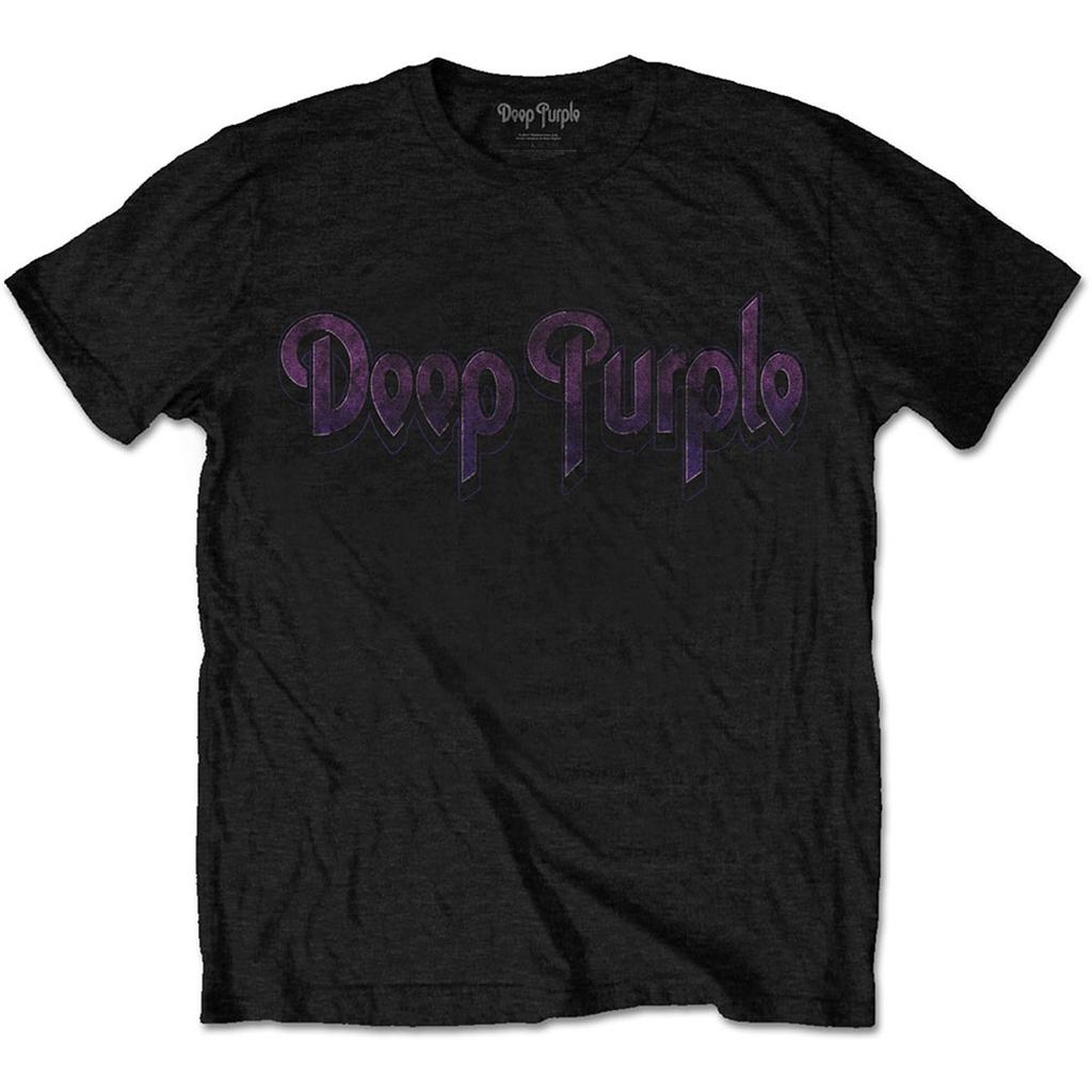Deep Purple Logo Ritchie Blackmore Licensed Tshirt Unisexs