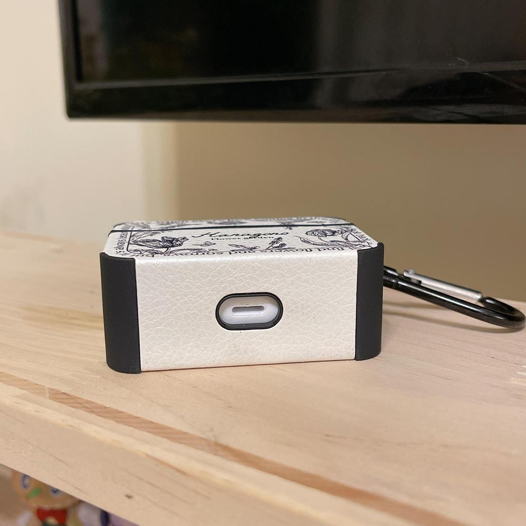 Защитный чехол Retro French Rose AirPods для беспроводных наушников Pro2 1-го/2-го поколения и 3-го поколения