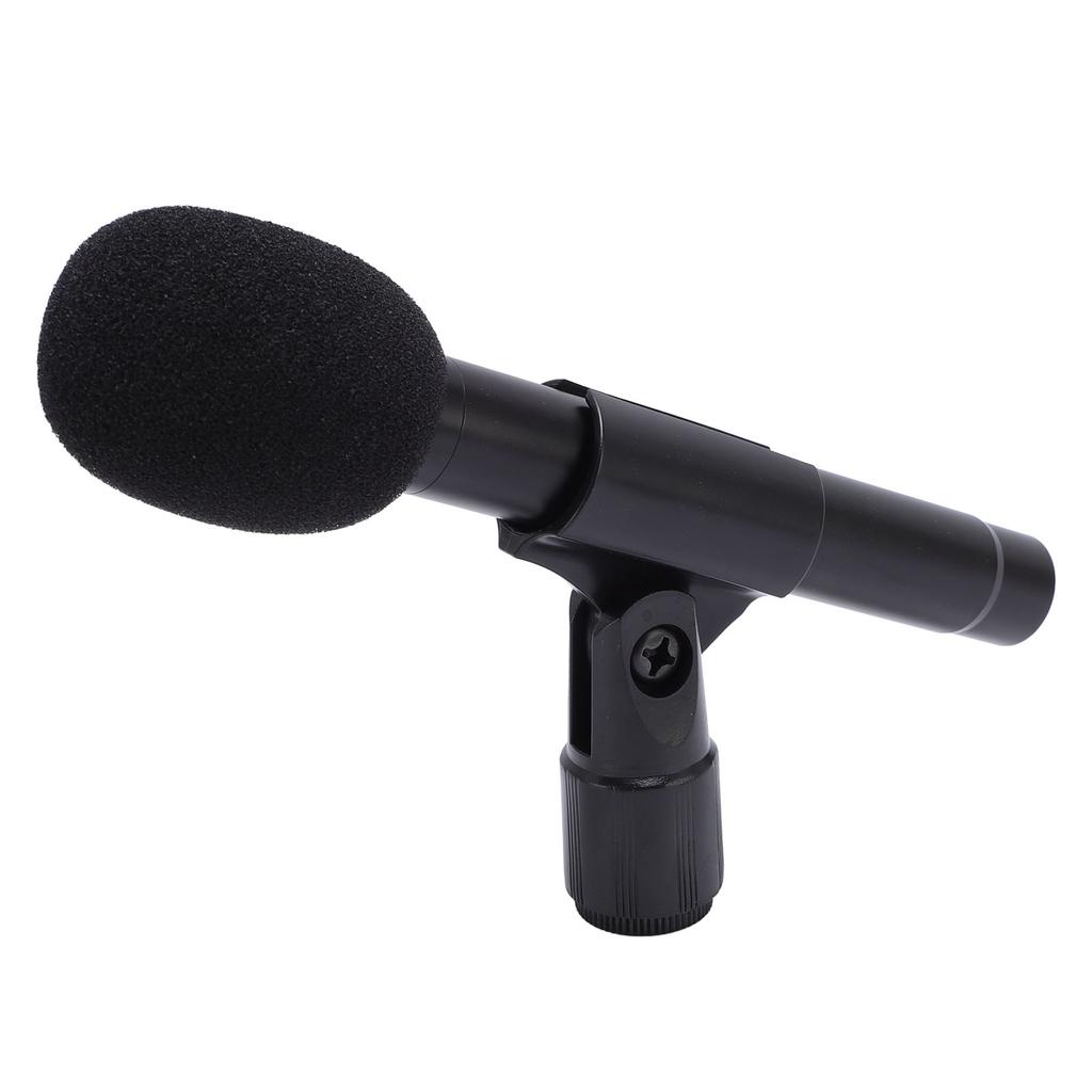 Small Diaphragm Condenser Microphone with Clip XLR Noise Reduction Instrument Microphone for Piano G