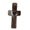 Handheld Wooden Cross Wood Comfort Pocket Size Christian Prayer for Children