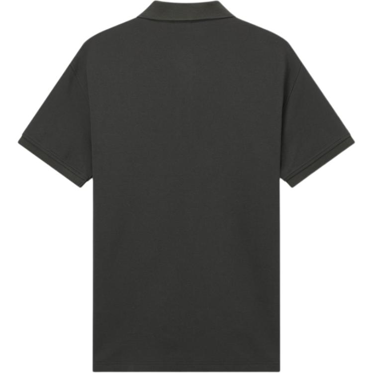 Levis SS25 Повседневная Удобная Простая Футболка Поло с Коротким Рукавом с Принтом Логотипа Мужская Футболка Поло Черная 004KC-0000