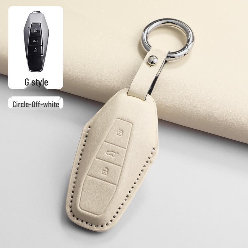Чехол для ключей Chery iCAR для моделей 03/3T/v23, Сумка с пряжкой-ракушкой цвета рисовой белизны, Модный трансграничный дизайн