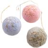 Christmas Wool Felt Ornaments Set With Snowflake And Tree Designs For Holiday Home Décor, Compact Hanging Decorations