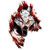 Accessories Truck Car Body Decoration Motorcycle Decal Wolf Head Car Sticker 3D Realistic Sticker