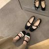 2025 Spring Women Mary Jane Flats Shoes Fashion Shallow Mix Colors Shoes Laides Soft Sole Comfort Street Style Shoes