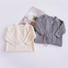 Новая осенне-зимняя хлопковая трикотажная одежда для ползания, детское боди, детские свитера, вязаная одежда для скалолазания с большим жареным тестом