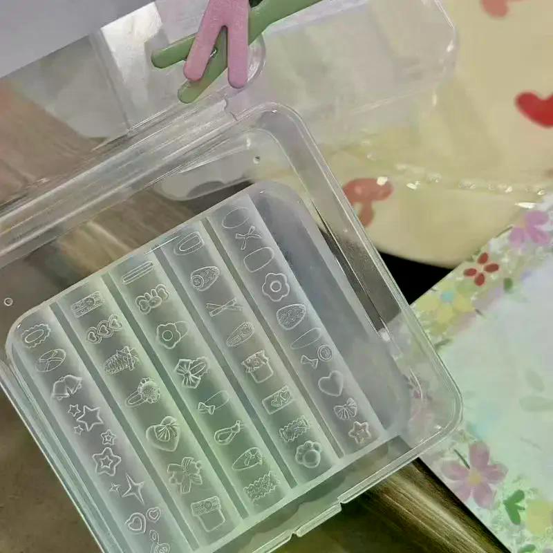 Цветовая Лиса Прозрачные Силиконовые Формы для Ногтей DIY Декор для Маникюра Инструменты для Дизайна Ногтей 3D Форма для Лепки Акриловых Ногтей Шармы