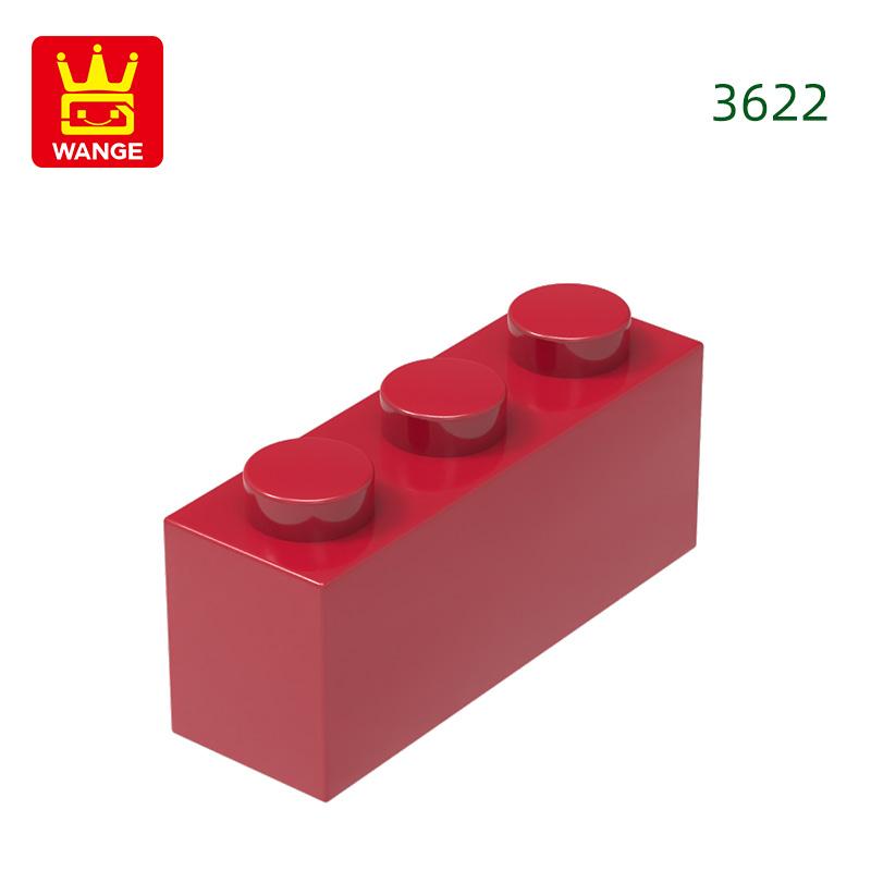 Нетоксичный 85 шт./лот 3622 1x3 точки Строительный блок Moc Классические аксессуары Совместим с Кирпич Детские игрушки Подарочная коробка