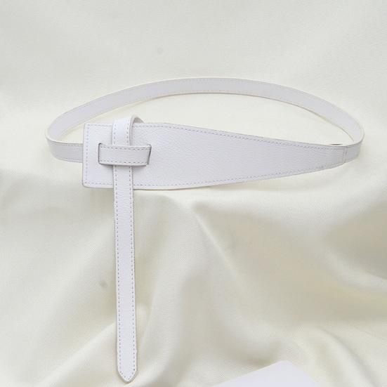 Корейский стиль, простой женский ремень из искусственной кожи, неправильная форма, регулируемый узел, длинный пояс, костюм, пальто, корсет, пояс, модные аксессуары