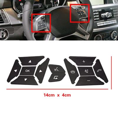 Для Mercedes Benz E Class W212 W207 A207 E200 E220 E250 E300 E350 Автомобильный руль Кнопка Ремонт Наклейка Наклейка