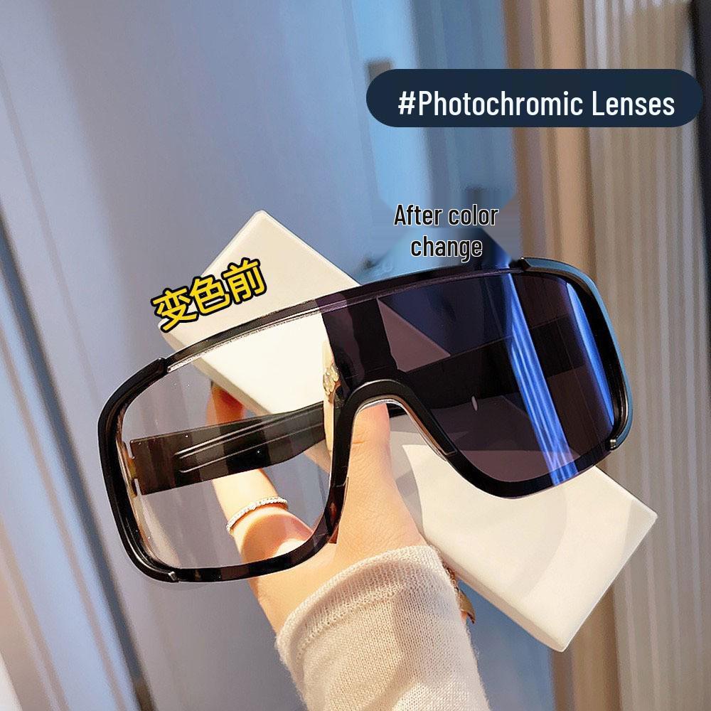 Ветрозащитные солнцезащитные очки для альпинизма и велоспорта с защитой от ультрафиолета и большой оправой