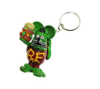 Брелок Rat Fink [MOONEYES] Гамбургер_KH-RKF024RF-MON