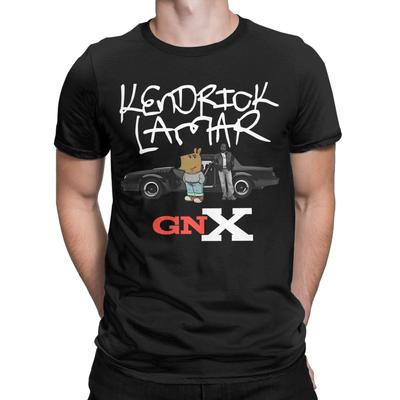 Кендрик Ламар Футболка с принтом альбома GNX для мужчин и женщин Идея для подарка Футболки 100% Хлопок Одежда - Мужская летняя хлопковая футболка с графическим принтом