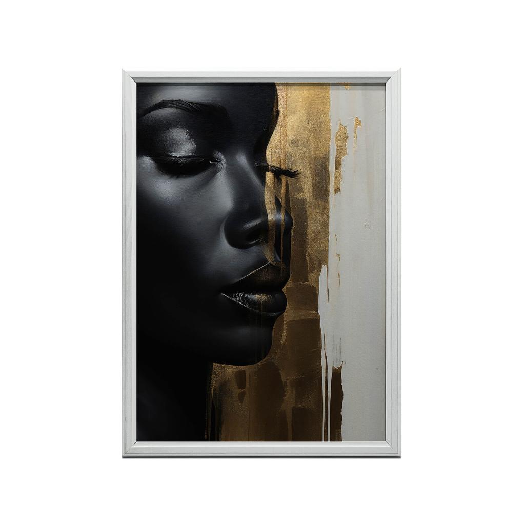 Golden Power Golden Power, 40X50 Cm, Gold Aluminum Frame, 230 Gsm Matte Paper