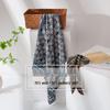 Autumn Silk Wool Square Scarf - Women's Double-Sided Print, Versatile, Warm, Sunscreen Shawl