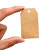 100 шт. коричневых бирок из крафт-бумаги с отверстием для украшения свадьбы или вечеринки, подарочные бирки