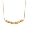 [Q4178] - Gold Plated 'Epi De Wheat' Gold Plated Necklace - 45x5 Mm