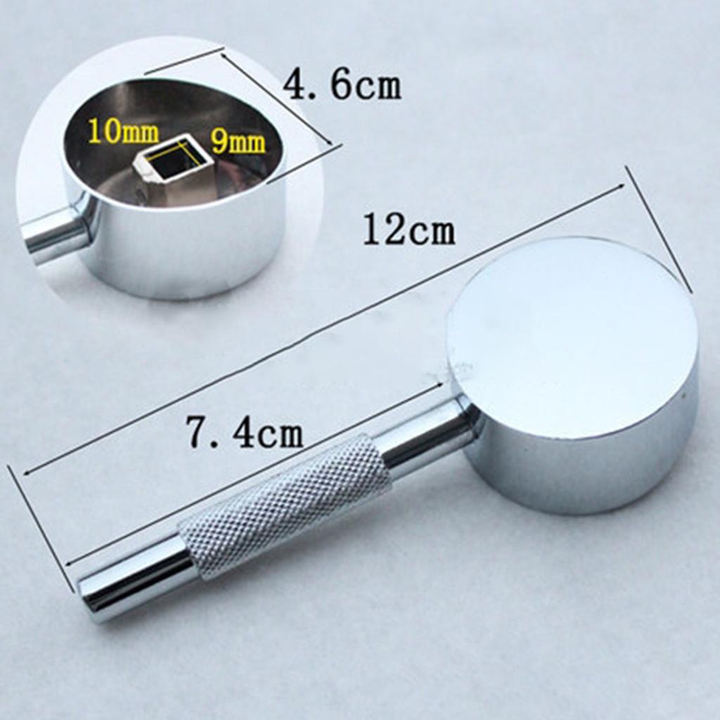 Replacement Faucet Handle Bathroon Kitchen Basin Faucet Handle 35/40mm Valve Lever Zinc Alloy Quick Opening Tap Handle Accessory