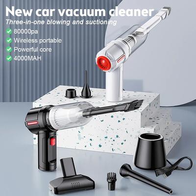 9000Pa 120W Беспроводной автомобильный пылесос Blowable Cordless3 в 1 Ручные автомобильные пылесосы Домашние и автомобильные мини-пылесосы двойного назначения