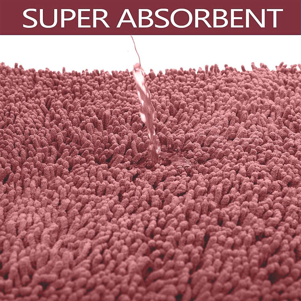 Коврик для ванной, впитывающий воду, быстросохнущий, мягкий, удобный, моющийся, коврик для душа, дверь в ванную комнату отеля, принадлежности для коврового покрытия