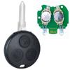 KEYECU with 2 Infrared Lights 433Mhz Remote Key & Shell AEC Chip for Mercedes Benz Smart Fortwo Forfour Roadster City Passion