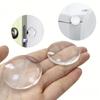 1/3/6Pcs Door Knob Wall Shield Clear Soft Rubber Door Stopper Door Handle Bumper Mute Stickers Wall Protector Muffler Pad Protective Plug