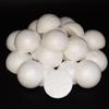 50 Pieces White Half Round Solid Foam Balls Christmas Decoration Ornaments for DIY Modeling 60mm