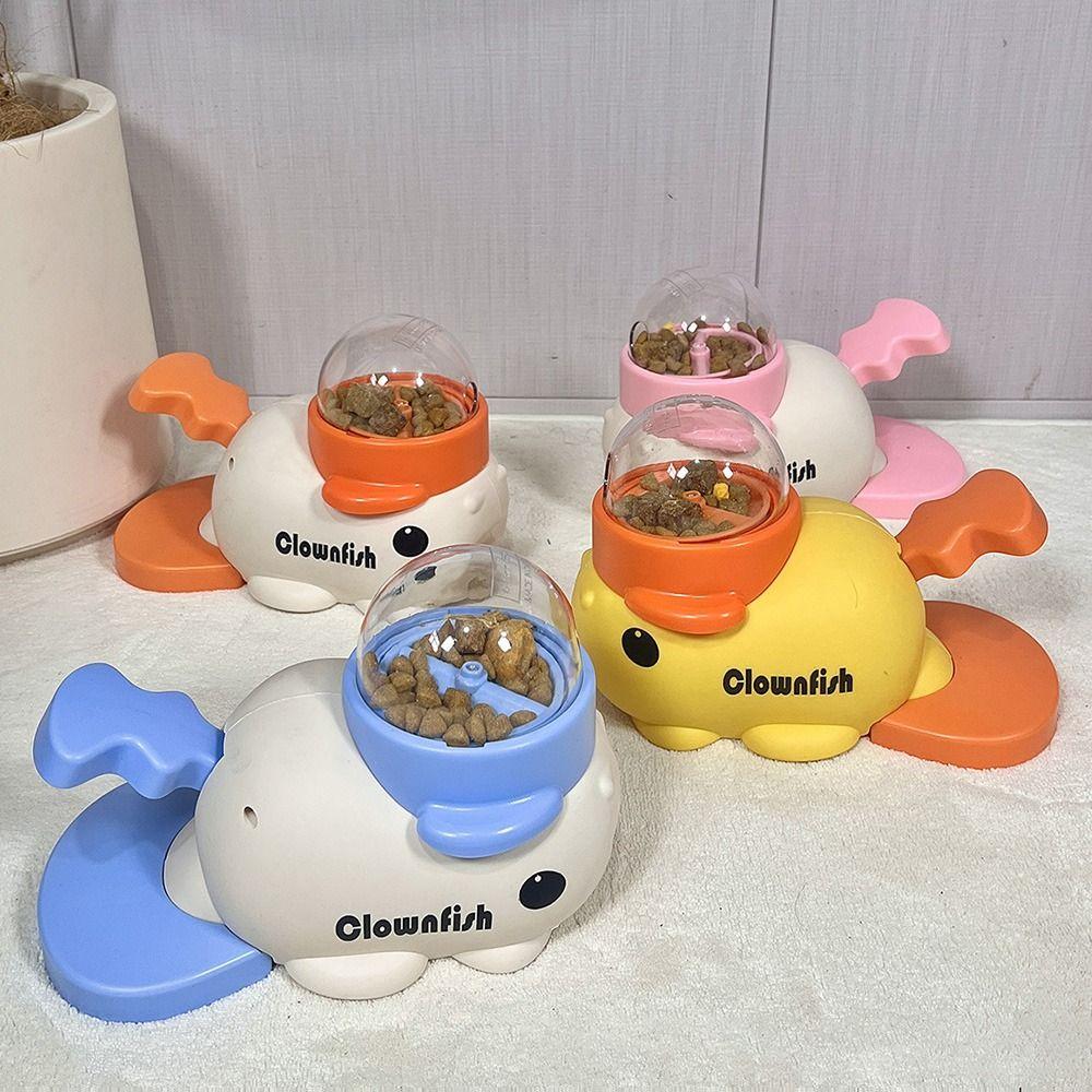 Интерактивный диспенсер лакомств для собак 2-в-1 Машина для кормления питомцев Пищевая головоломка Медленная кормушка для кошек и собак
