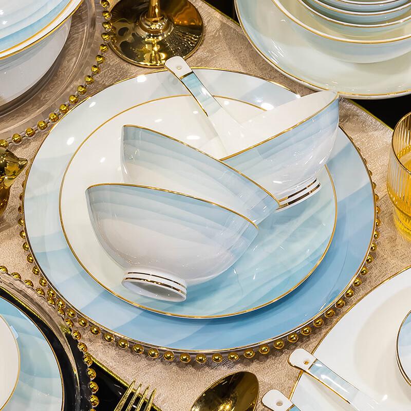 Керамический столовый сервиз Mod Lanka Ink Landscape на 71 предмет