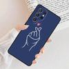 Корейский шрифт Saranghae Я люблю тебя Чехол для телефона Для Samsung Galaxy S25 S23 S30 S8 S21 S20 FE S24 S22 Note 10 20 Plus lite Ultra