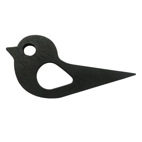 Деревянный дверной стопор в форме птицы, нескользящий дверной стопор, предотвращает захлопывание двери, подходит для нижнего шва двери