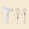 Hand Mixer Electric, Mini Electric Egg Beater Mixer Car Cream Cake Baking Mixer Kitchen Tools, Egg Beater for Whipping & Cookies