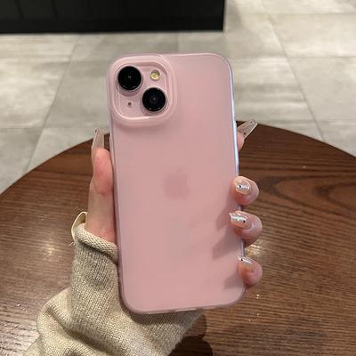 Модный мягкий матовый чехол для телефона Candy для iPhone 16 15 14 13 12 11 Pro Max X XS Max 7 8 Plus SE прозрачные чехлы-бамперы