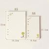 Daily Planner A5 A6 Notebook Refill Loose Leaf Paper Refill Binder Inside Page Notebook Paper