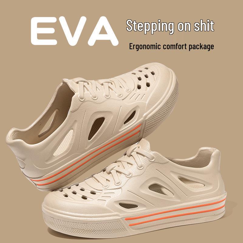 Унисекс Легкие Летние Пляжные Сандалии с Закрытым Носком и Нескользящей Подошвой