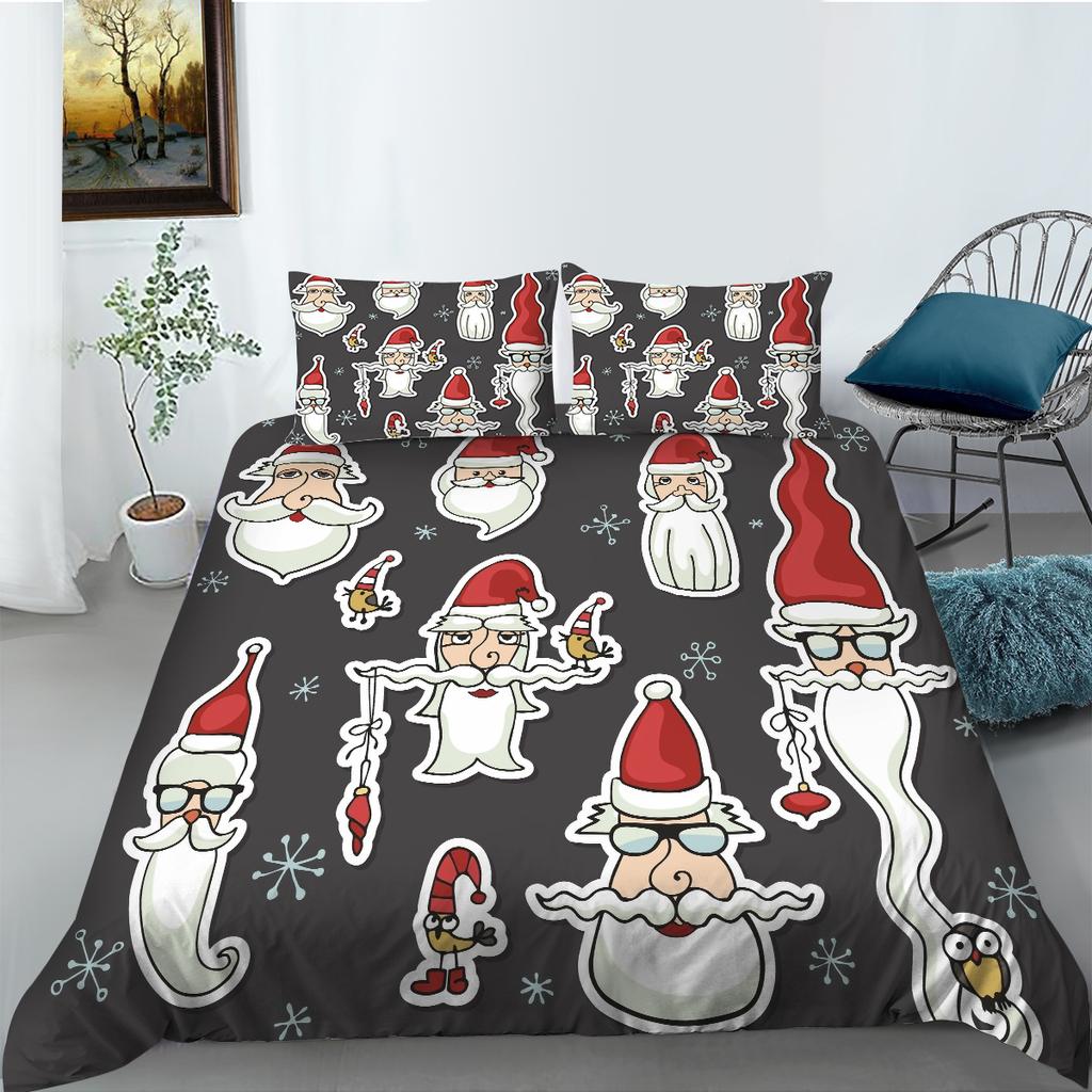 Комплект пододеяльников, домашнее постельное белье, уникальный дизайн, рождественский домашний текстиль, комплект одеял высокого качества