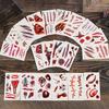 20Pcs Tattoo Stickers That Are Easy To Use and Apply. Perfect Scary Realistic Temporary Tattoos, Body Makeup. These Great Accessories Complement Your