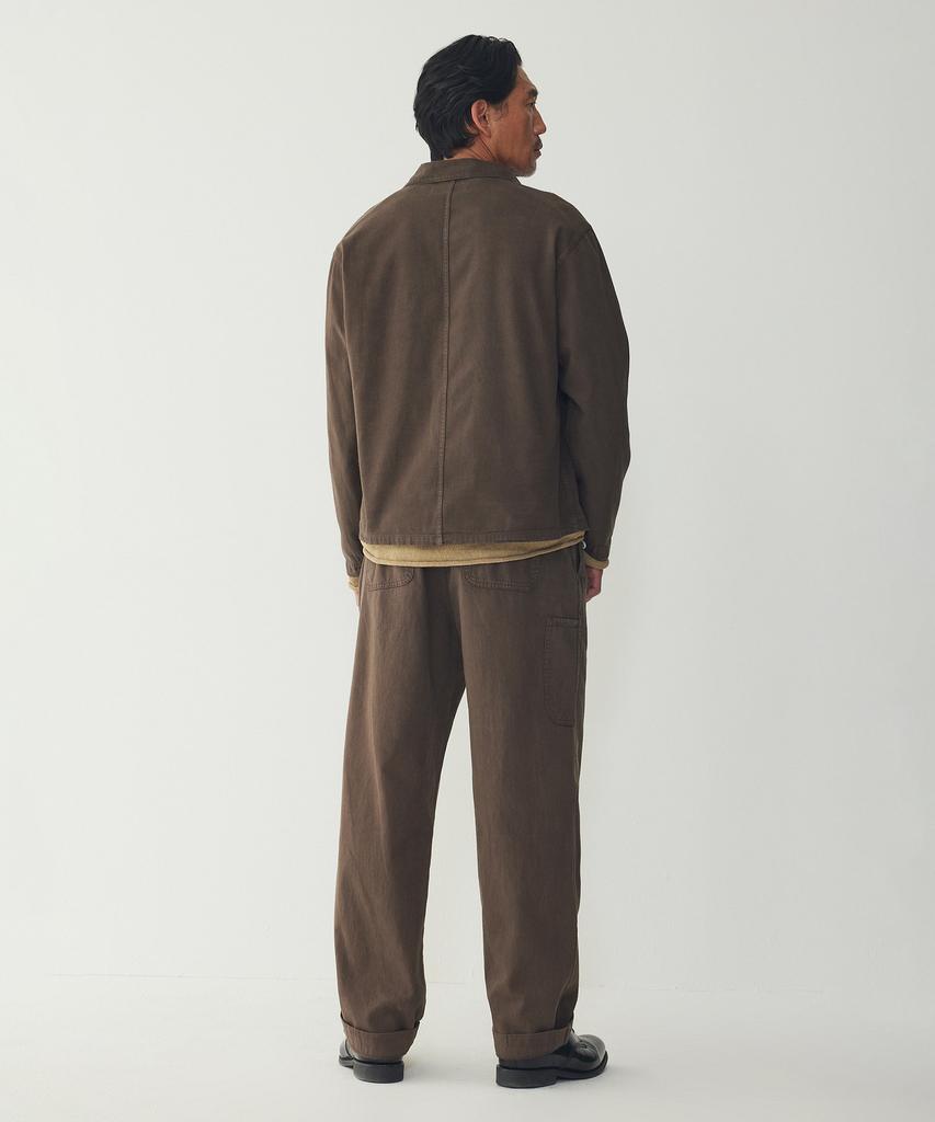 Man On The Boon Cotton Chore Jacket_Brown 4716109008