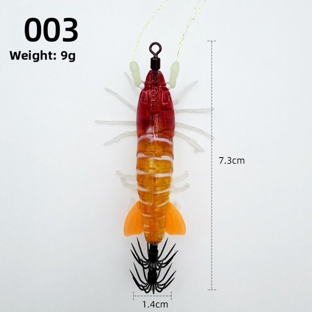 Horizontal Squid Jig 5.1g/7.3cm Octopus Bait Wobbler Slow Sinking Lure Sea Fishing
