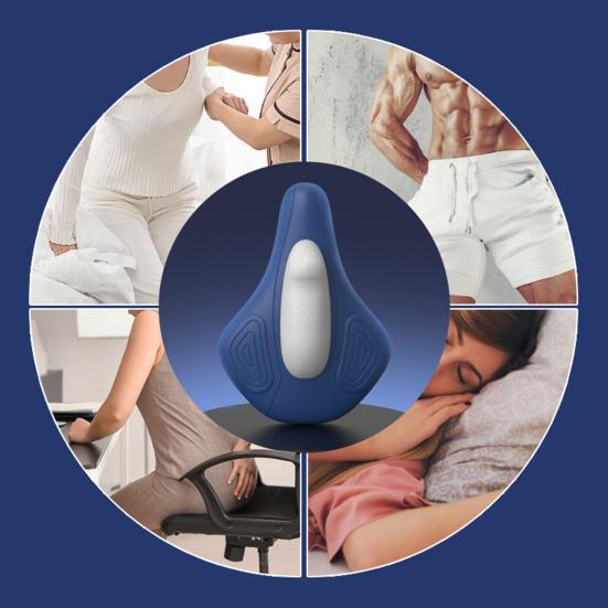 Электрический тренажер для мышц тазового дна 4 режима вибрации Перезаряжаемый Мужчины Женщины Послеродовое восстановление Мочевой пузырь Простатит Облегчение Подушка Тренажер для мышц тазового дна