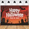 Halloween Party Background Cloth Horror Castle Moon Cemetery Skull Blood Palm Print Pumpkin Witch Wall Decoration backdrop Photo