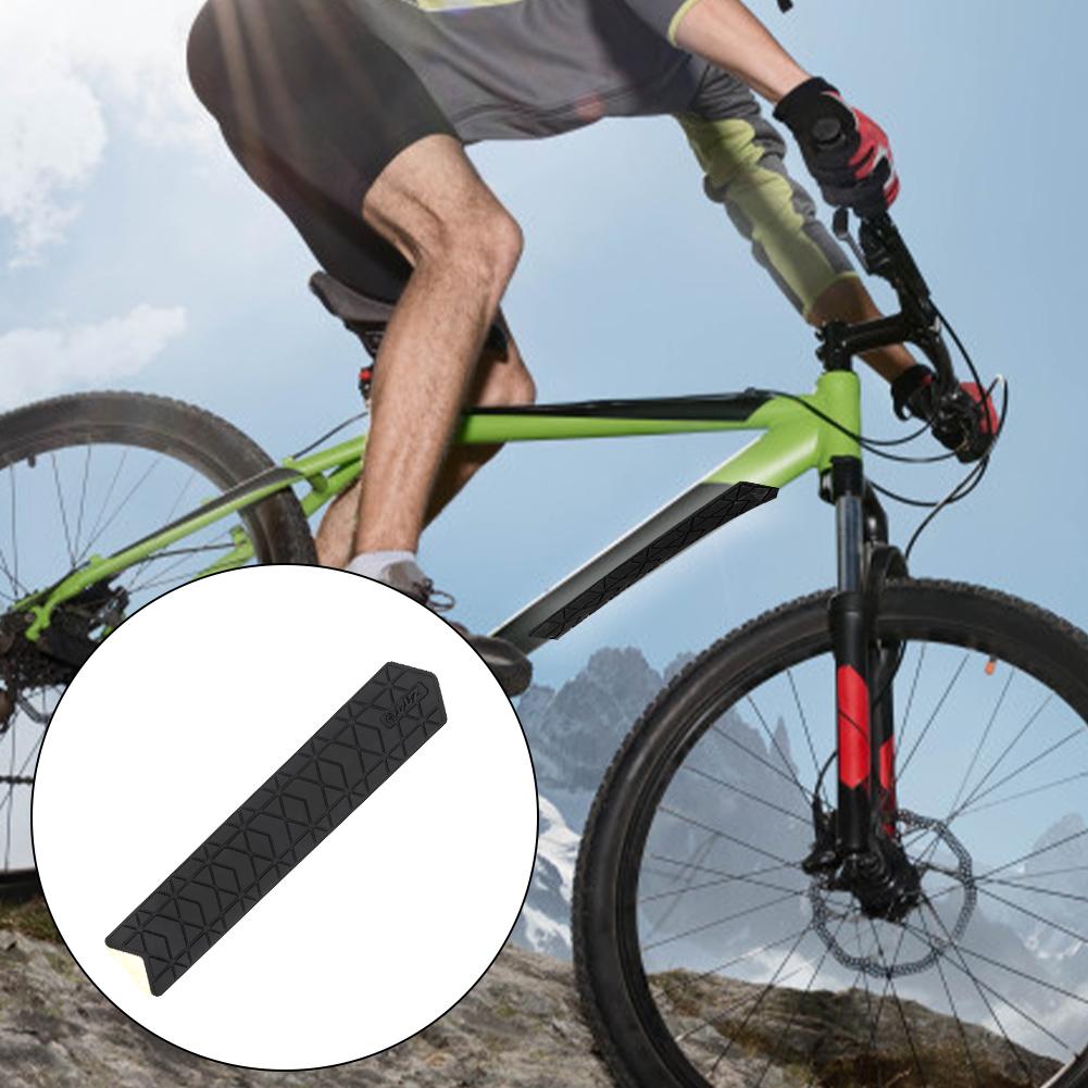 Silicone Bike Down Tube Anti-Scratch Sticker Bike Frame Guard Bicycle Paint Protection Sticker for Road Mountain Bike
