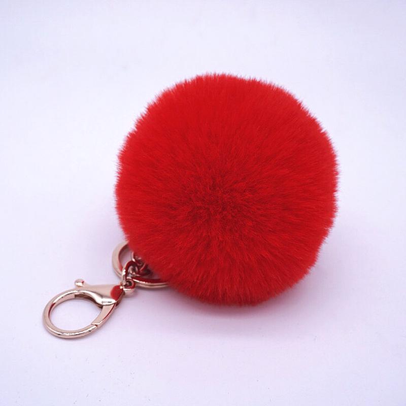 1 шт. автомобильные украшения брелки меховые пушистые плюшевые шарики сумочка ювелирные изделия женские подвески брелок мода