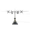 NUOTIE Superfortress Little Boy Metal Bomber Model Kit Истребитель Второй мировой войны Литой сплав Модель самолета Винтажный истребитель Военный самолет Модель 1/144