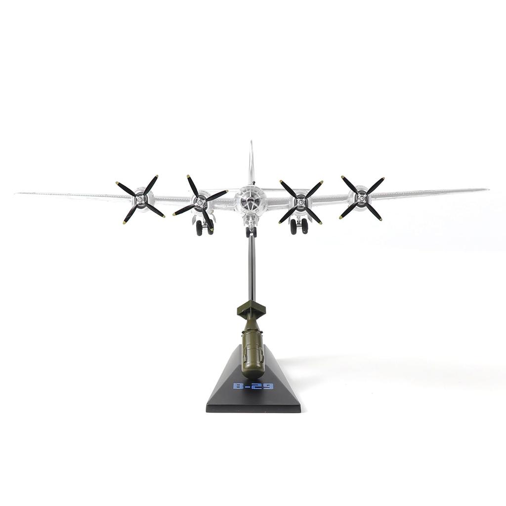 NUOTIE Superfortress Little Boy Metal Bomber Model Kit Истребитель Второй мировой войны Литой сплав Модель самолета Винтажный истребитель Военный самолет Модель 1/144